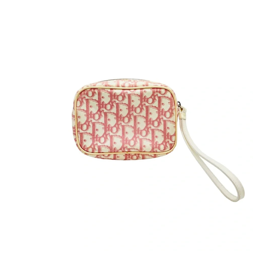 Auth Christian Dior Girly Wristlet